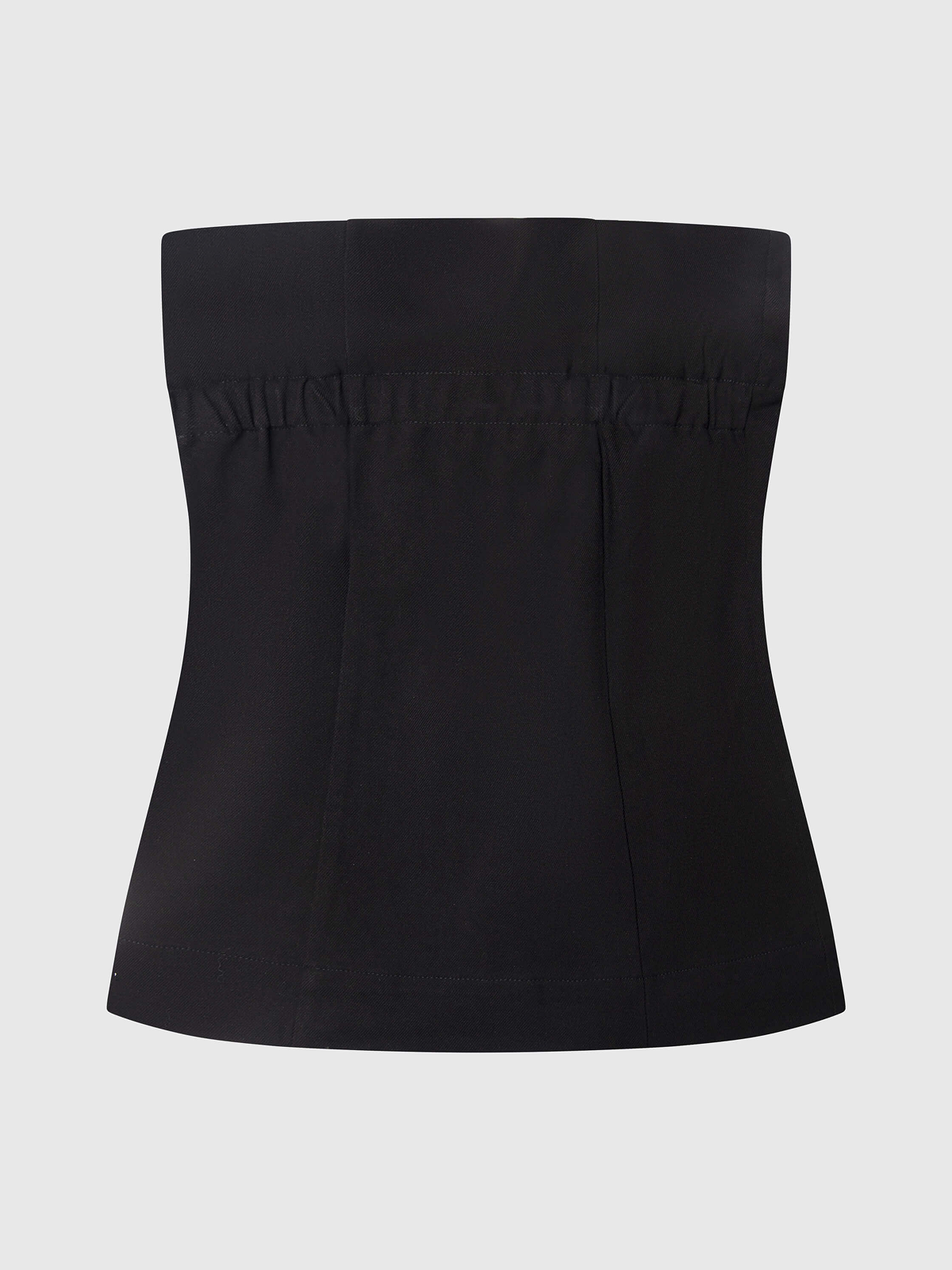 Art No. 002 / Fold Over Bustier Top Soot