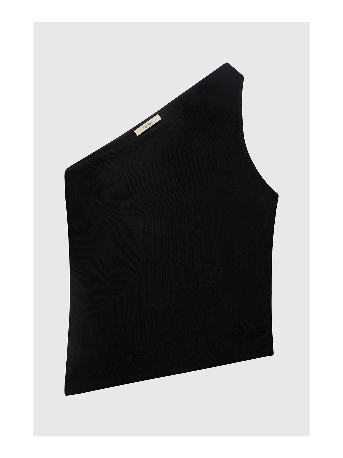 Art No. 004 / One Shoulder Scarf Top   Soot