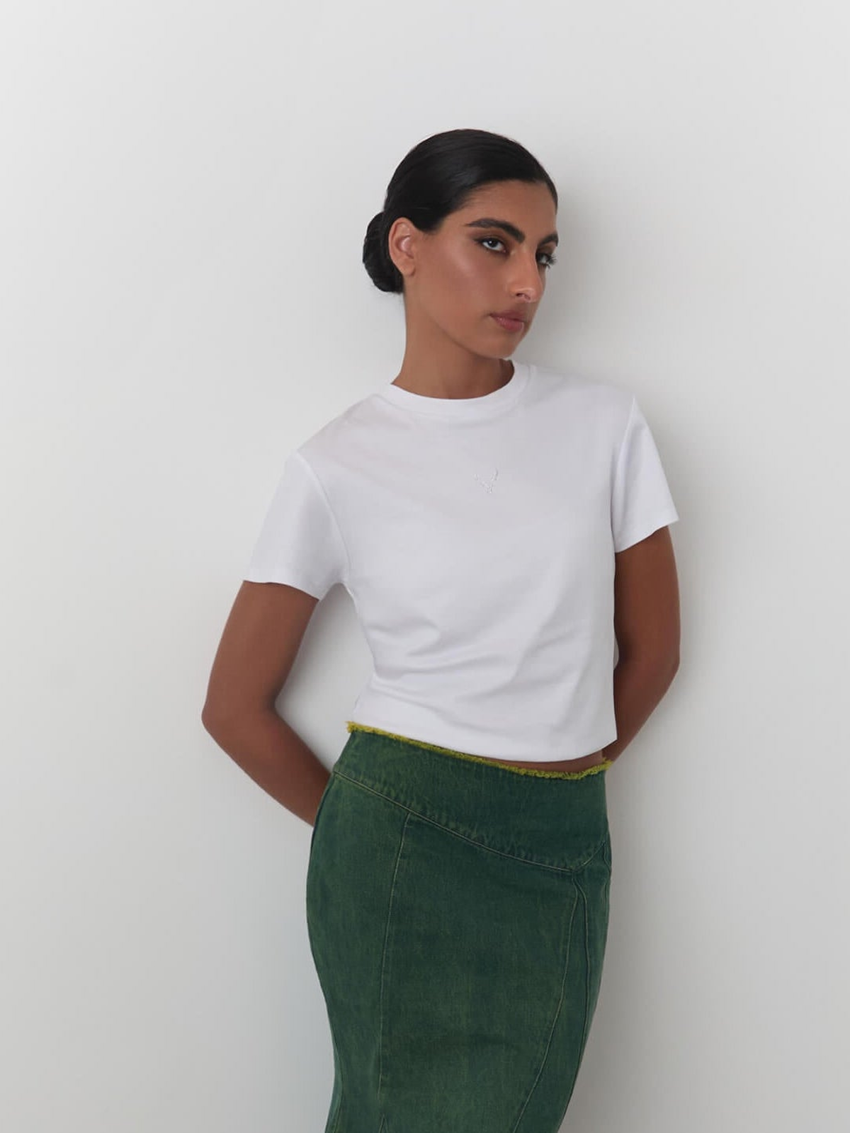 Art No. 005 / Fitted T-shirt Rice